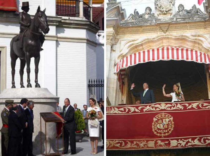 La última asistencia del Rey a una corrida en la Maestranza, el Corpus de 2008, hace ahora seis años. (FOTOS: Javier Martínez)