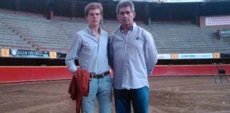 Borja Jiménez y Lolo Espinosa, juntos el pasado mes de enero en la plaza de Medellín (Colombia).