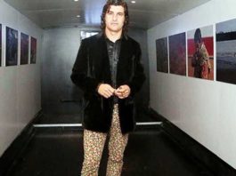 El extravagante Morante con un pintoresco pantalón en la reciente presentación del 'Morante Tour' en América.