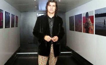 El extravagante Morante con un pintoresco pantalón en la reciente presentación del 'Morante Tour' en América.