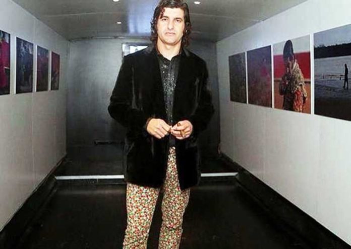 El extravagante Morante con un pintoresco pantalón en la reciente presentación del 'Morante Tour' en América.
