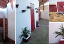 Algunas de las reformas que se están llevando a cabo en la plaza de toros de Guillena. (FOTOS: Sevilla Taurina)
