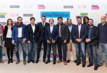 El equipo de 'Canal Plus Toros' junto a Manzanares en la presentación de la programación de retransmisiones 2015, que incluirá la Feria de Sevilla.