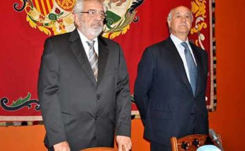 Eduardo Canorea y Ramón Valencia, responsables de la debacle que vive la Maestranza desde hace varias temporadas. (FOTO: Toromedia)