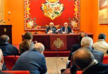 La rueda de prensa de los empresarios para presentar la temporada de la Maestranza. (FOTO: Toromedia)