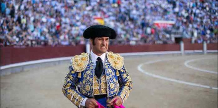 Morante con el gesto contrariado, hoy en Madrid. (FOTO: las-ventas.com)