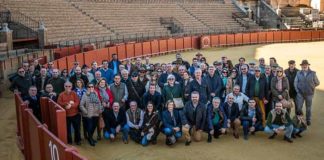 Los presidentes de plazas españolas, en la Maestranza.