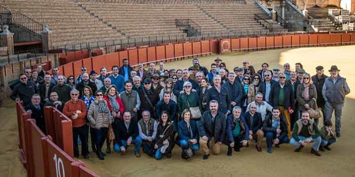 Los presidentes de plazas españolas, en la Maestranza.