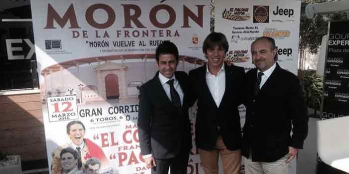 Acto de presentación de la corrida de Morón, celebrado en la capital sevillana.