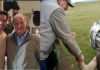 Dávila Miura junto al rey Juan Carlos I en la visita realizada a la finca sevillana el pasado domingo.