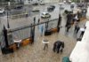 Jornada de lluvia en la Maestranza. (FOTO: Javier Martínez)