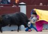 El sevillano Manuel Escribano, esta tarde en Madrid, fiel a su personalidad. (FOTO: las-ventas.com)