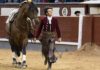 Diego Ventura, en la vuelta al ruedo con una oreja hoy en Madrid. (FOTO: las-ventas.com)