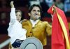 Diego Ventura celebra con su hijo en Jaén el final de una temporada espectacular.