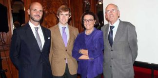 Javier Jiménez, en el acto del Club Taurino de París.