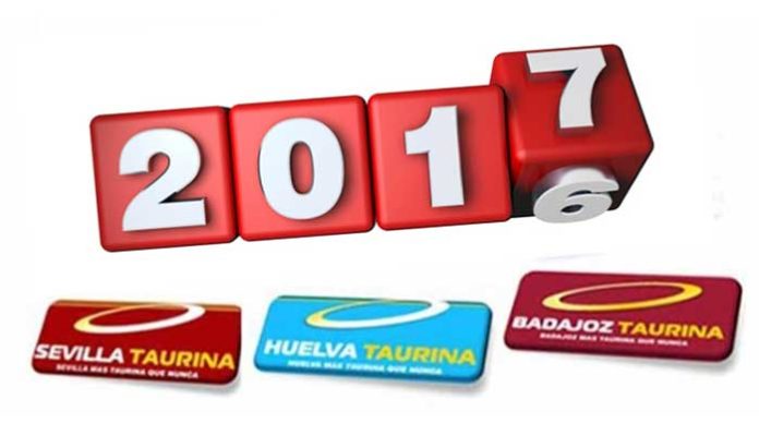 El equipo de nuestros portales SEVILLA TAURINA, BADAJOZ TAURINA y HUELVA TAURINA le desea Feliz Año Nuevo 2016.