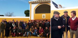 La visita de los abonados sevillanos a la ganadería de La Quinta.