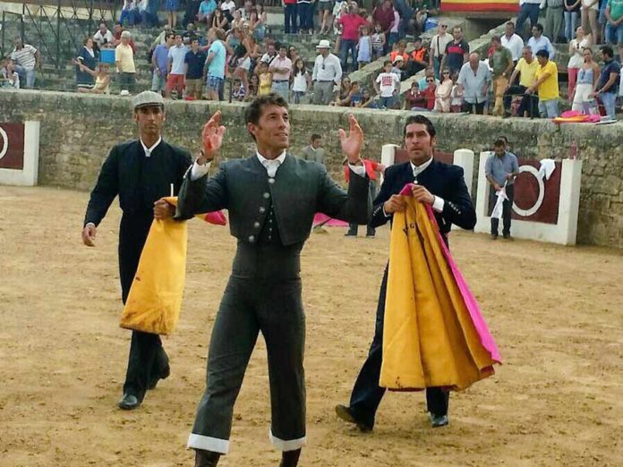 Manuel Escribano, triunfador hoy sábado en el festival celebrado en Medina de Rioseco (Valladolid).