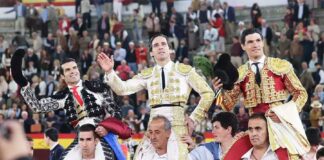 Juan Ortega y Pablo Aguado, a hombros en Almendralejo