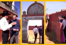 Morante, tentadero en Miura con el presidente de la Junta