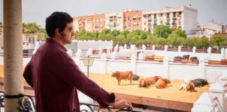 Morante visita los toros en la Venta de Antequera